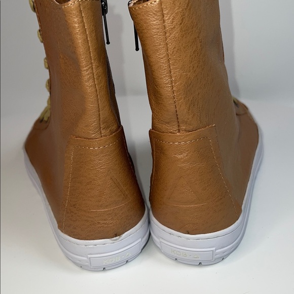 💛NWT WOMENS  KELSI DAGGER BROOKLYN LACE UP LEATHER HIGH TOP BOOTS SIZE 8.5 - Picture 7 of 10